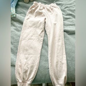 John Galt Brandy Melville Light Pink Sweatpants
